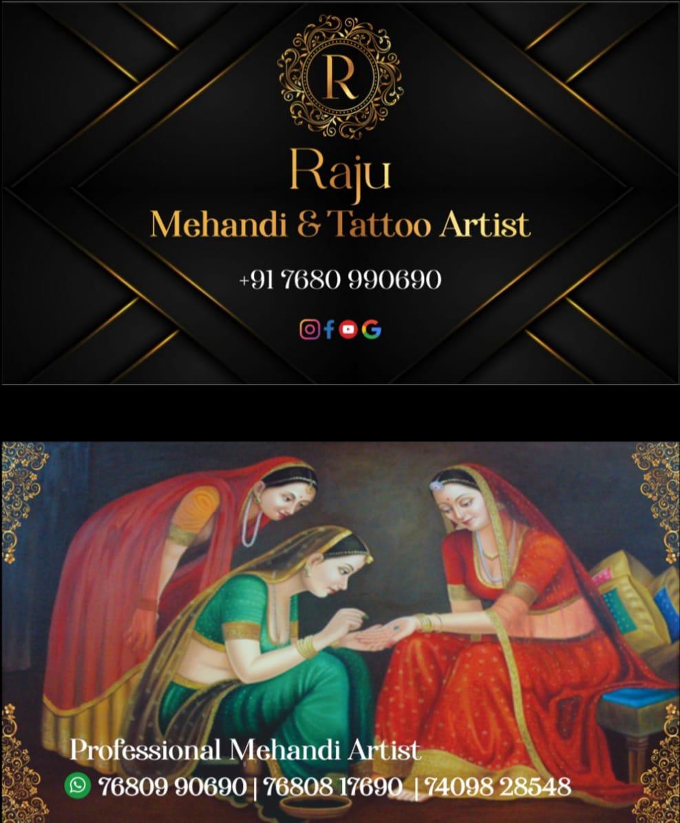 Raju Mehendi & Tatoo Studio services in Telangana